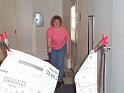 Amanda Jarrell Splitting newspaper